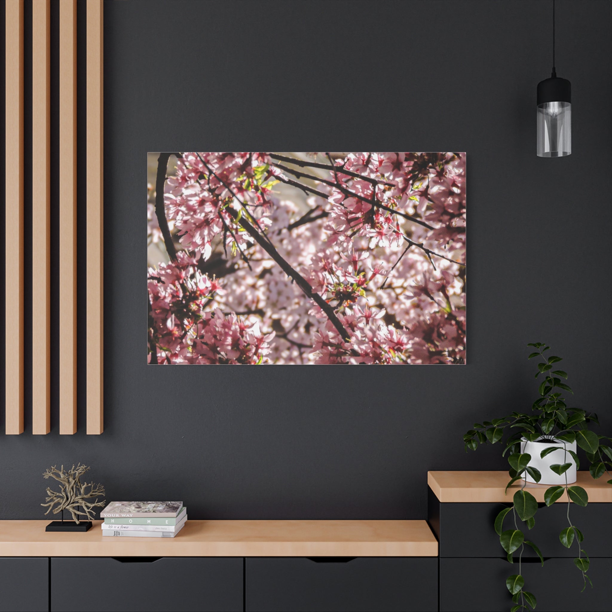 Blossom Cherry Tree Canvas Print – Matte Stretched Wall Art