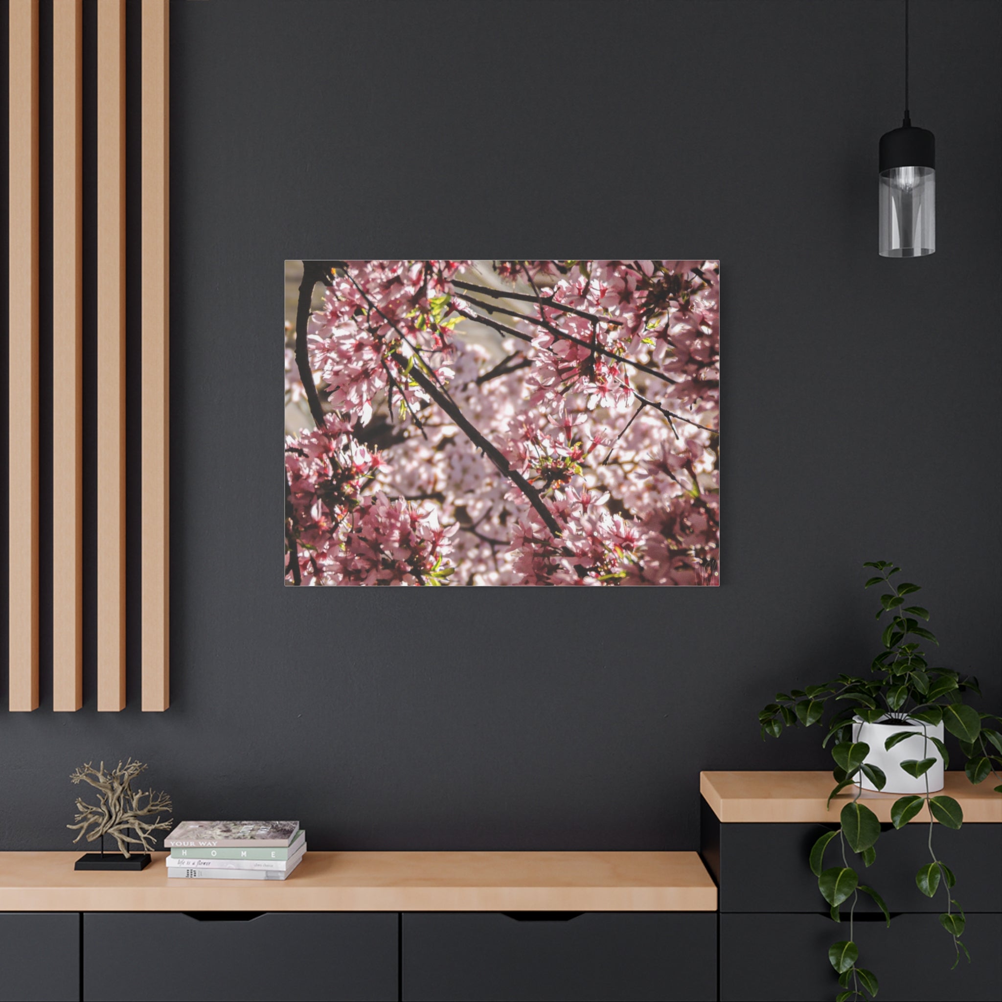 Blossom Cherry Tree Canvas Print – Matte Stretched Wall Art
