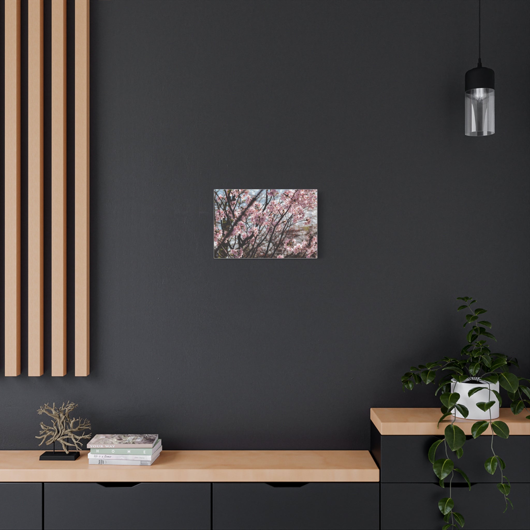 Cherry Blossom Canvas Print — Matte Stretched Wall Art