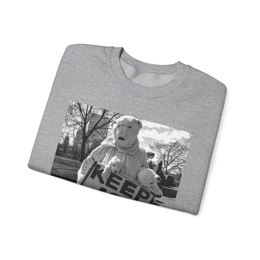 Keep ICE Where It Belongs — Humanitarian Crewneck