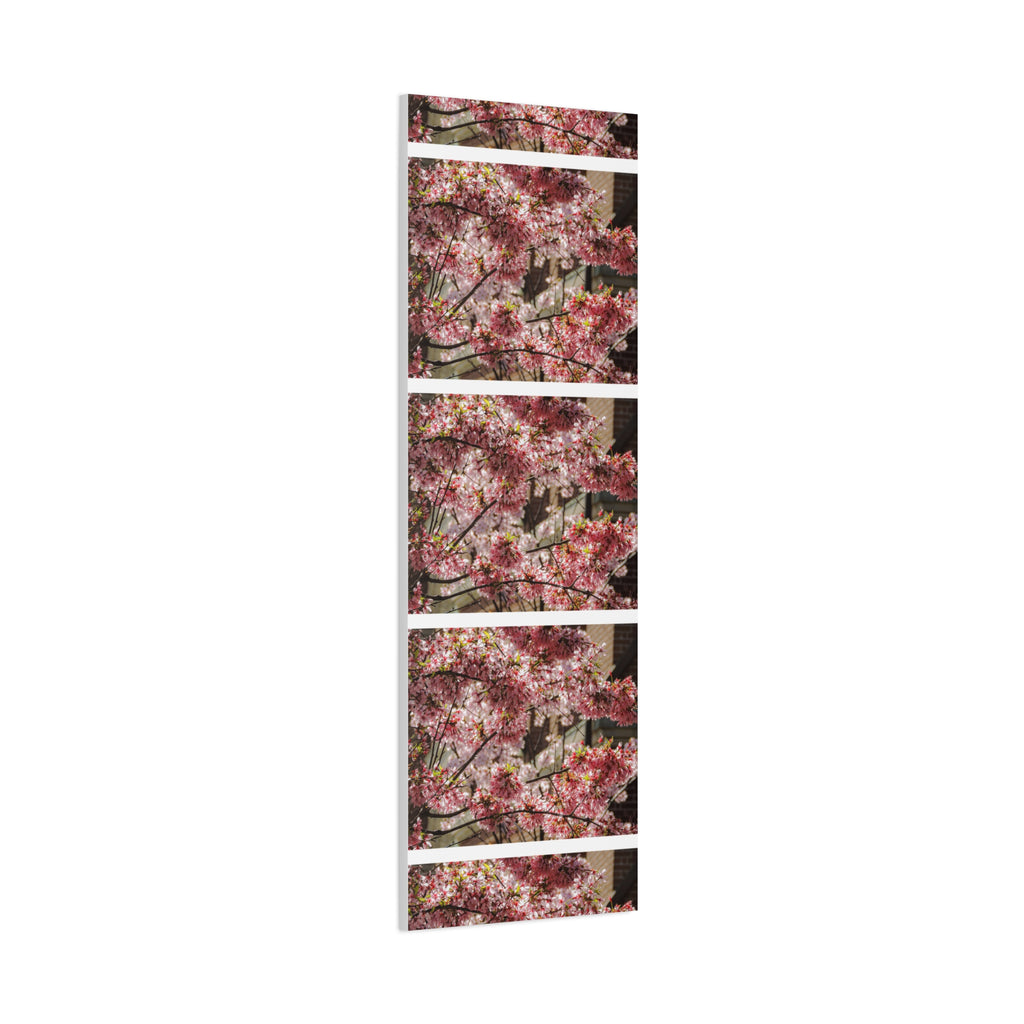 Pink Cherry Blossom Canvas Wall Art — Stretched Matte Floral Print