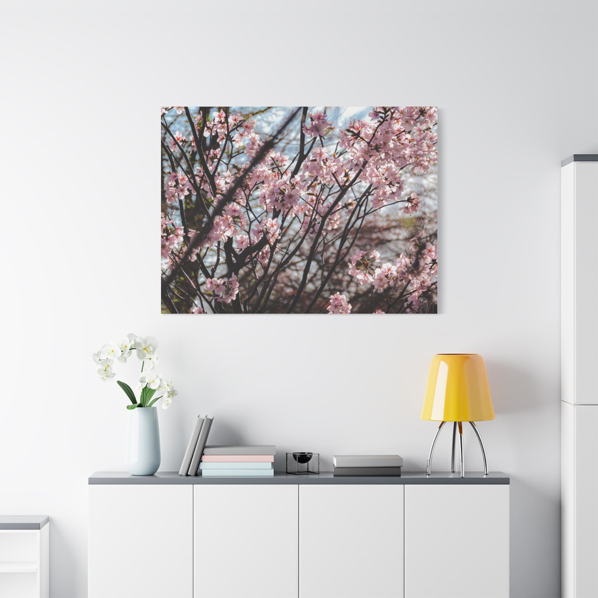Cherry Blossom Canvas Print — Matte Stretched Wall Art