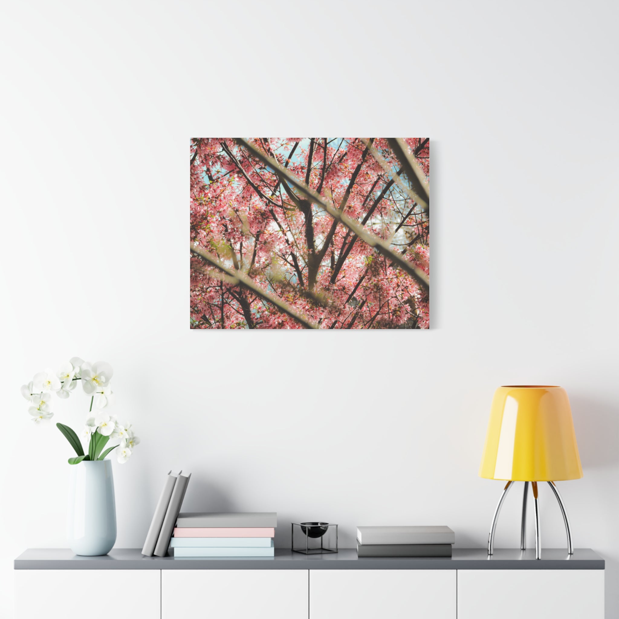 Cherry Blossom Photo Canvas Print — Stretched Matte Wall Art