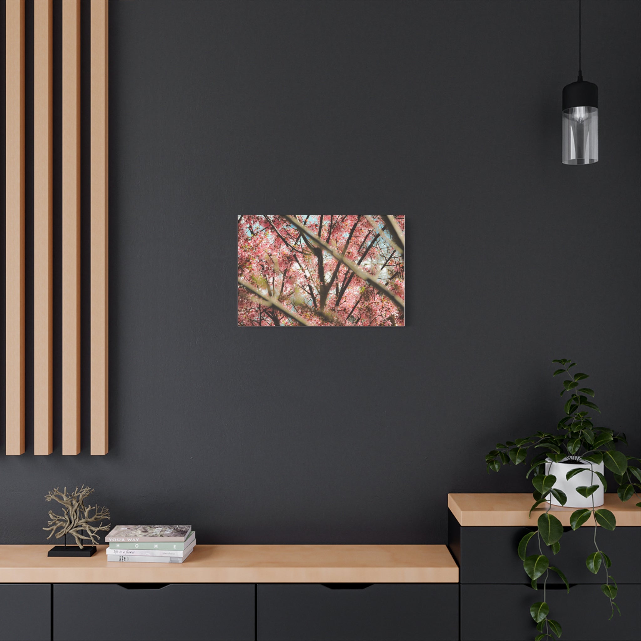 Cherry Blossom Photo Canvas Print — Stretched Matte Wall Art
