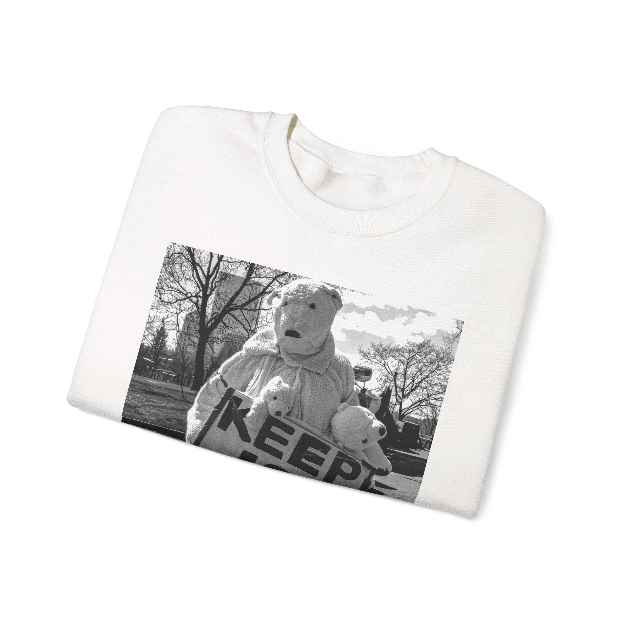 Keep ICE Where It Belongs — Humanitarian Crewneck