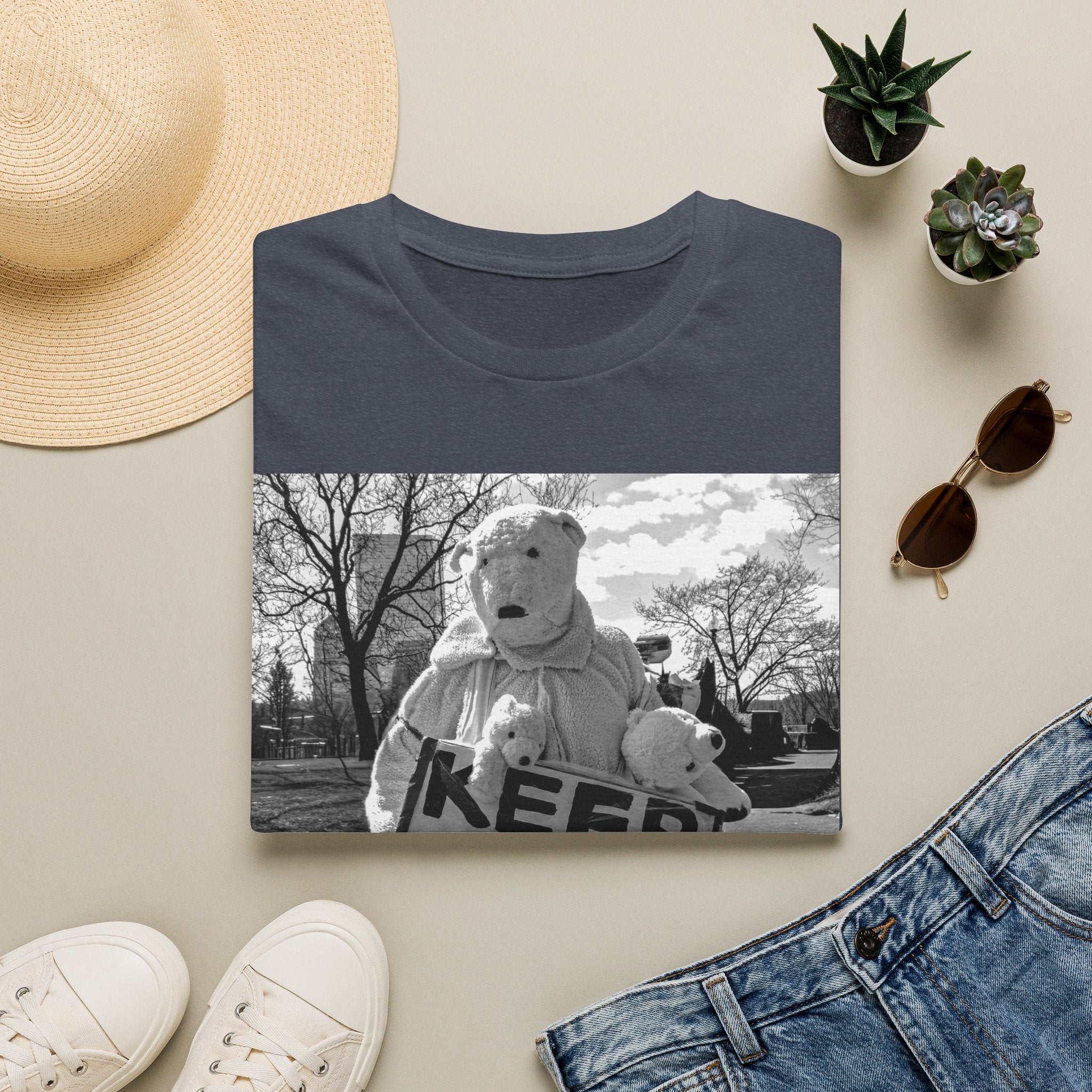 Keep ICE Where It Belongs — Polar Bear Protest Tee
