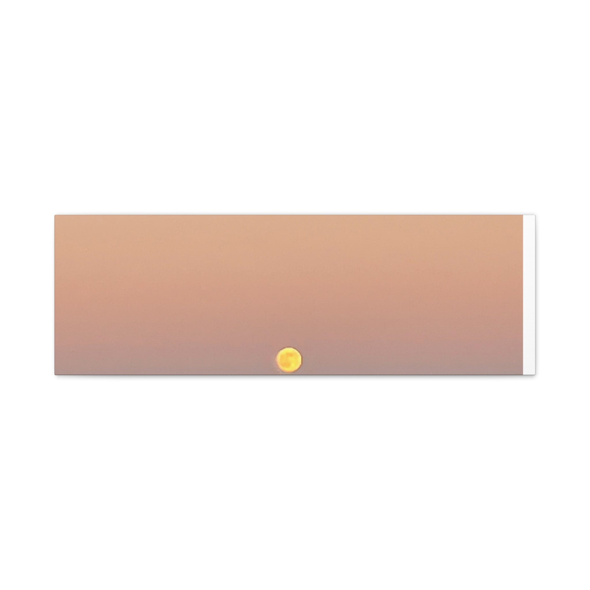 Moonrise Sunset Canvas Print | Pastel Sky Landscape Wall Art | A‑G Originals Photography