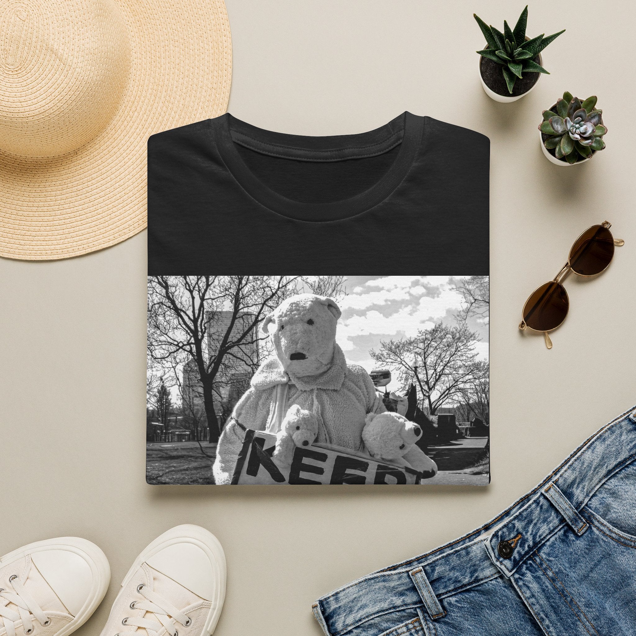 Keep ICE Where It Belongs — Polar Bear Protest Tee