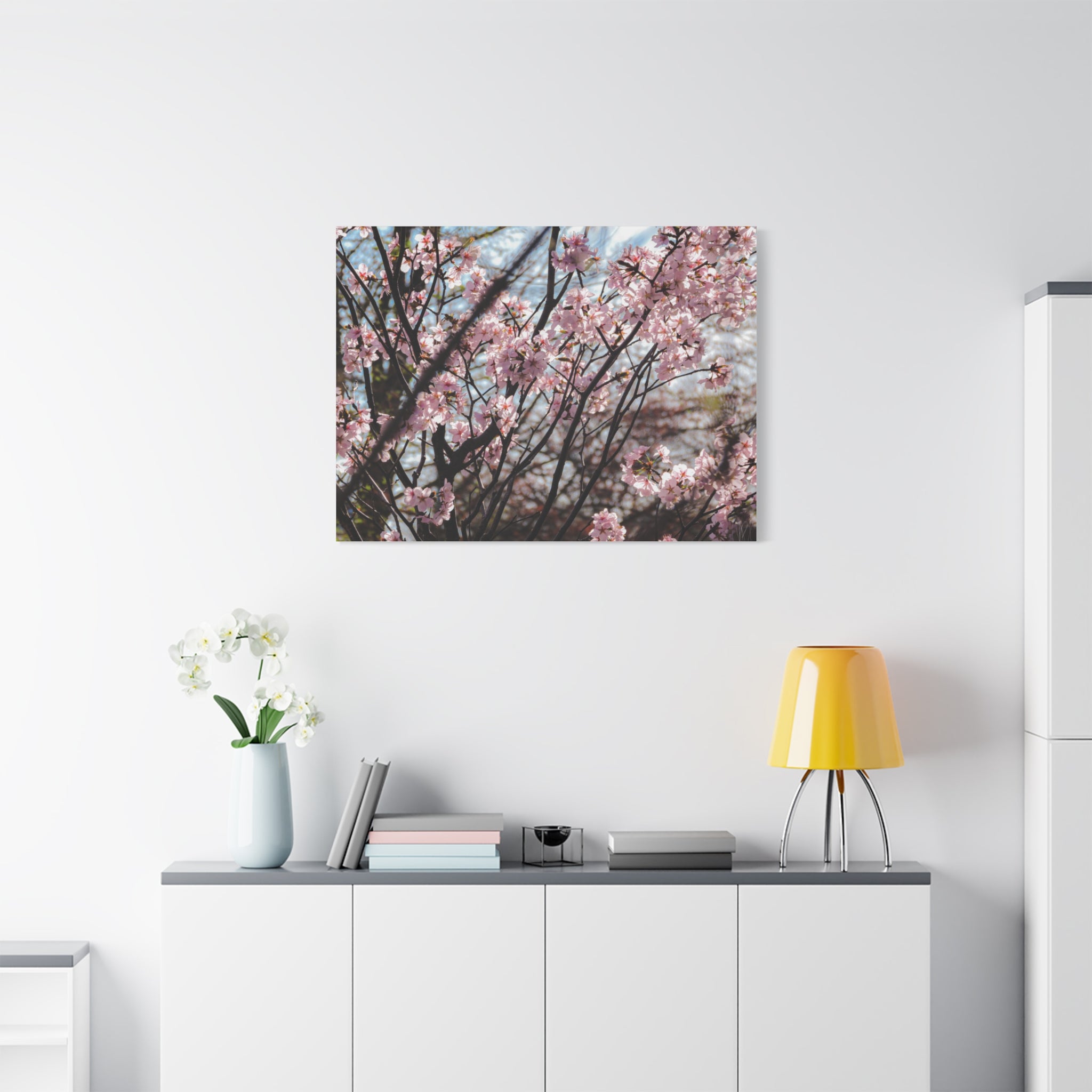 Cherry Blossom Canvas Print — Matte Stretched Wall Art