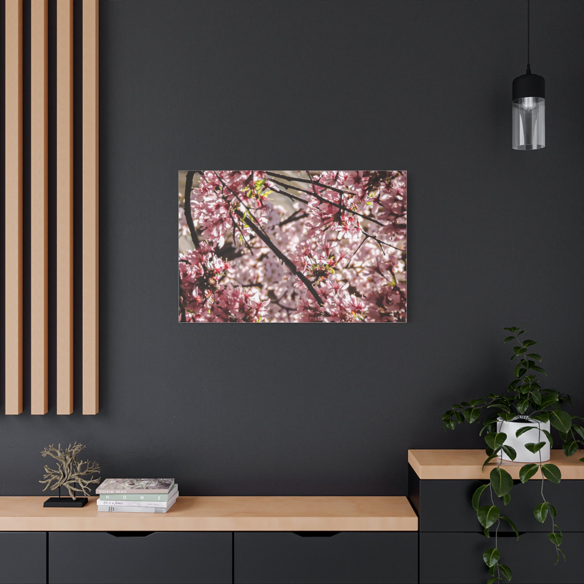 Blossom Cherry Tree Canvas Print – Matte Stretched Wall Art