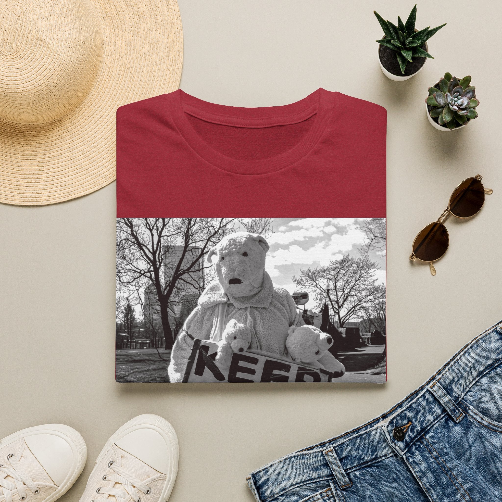 Keep ICE Where It Belongs — Polar Bear Protest Tee