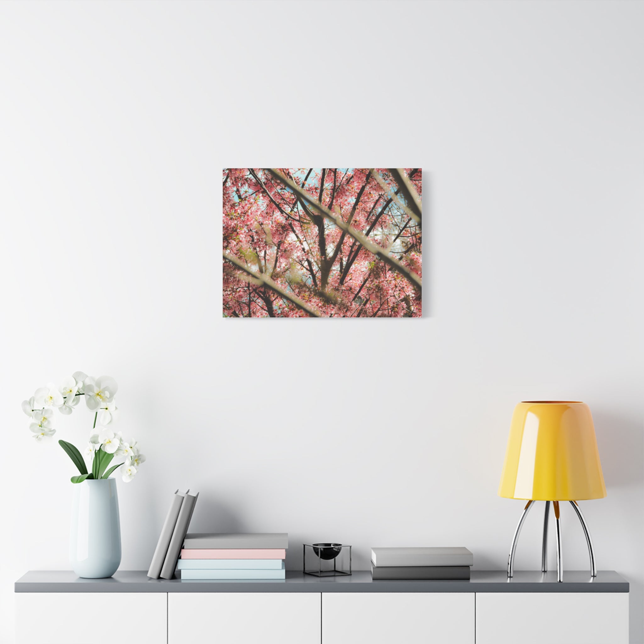Cherry Blossom Photo Canvas Print — Stretched Matte Wall Art