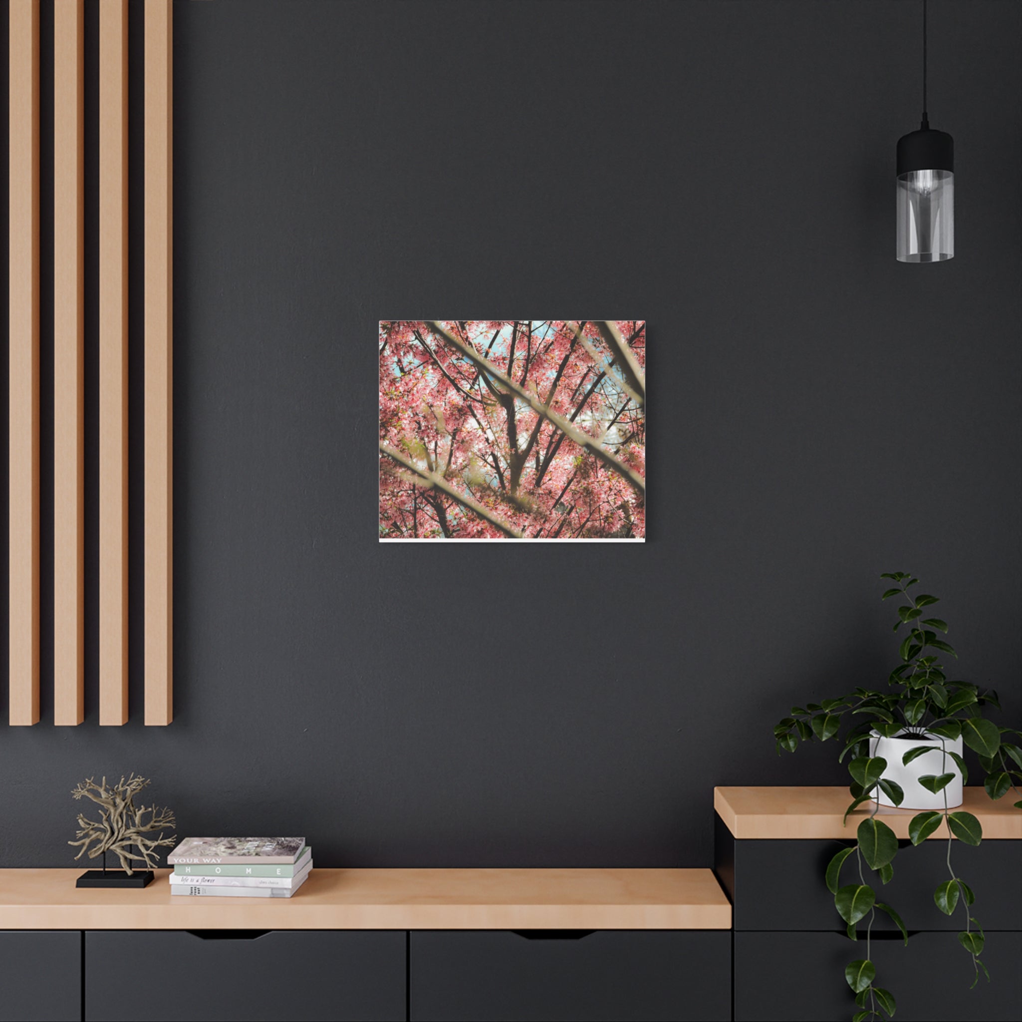 Cherry Blossom Photo Canvas Print — Stretched Matte Wall Art