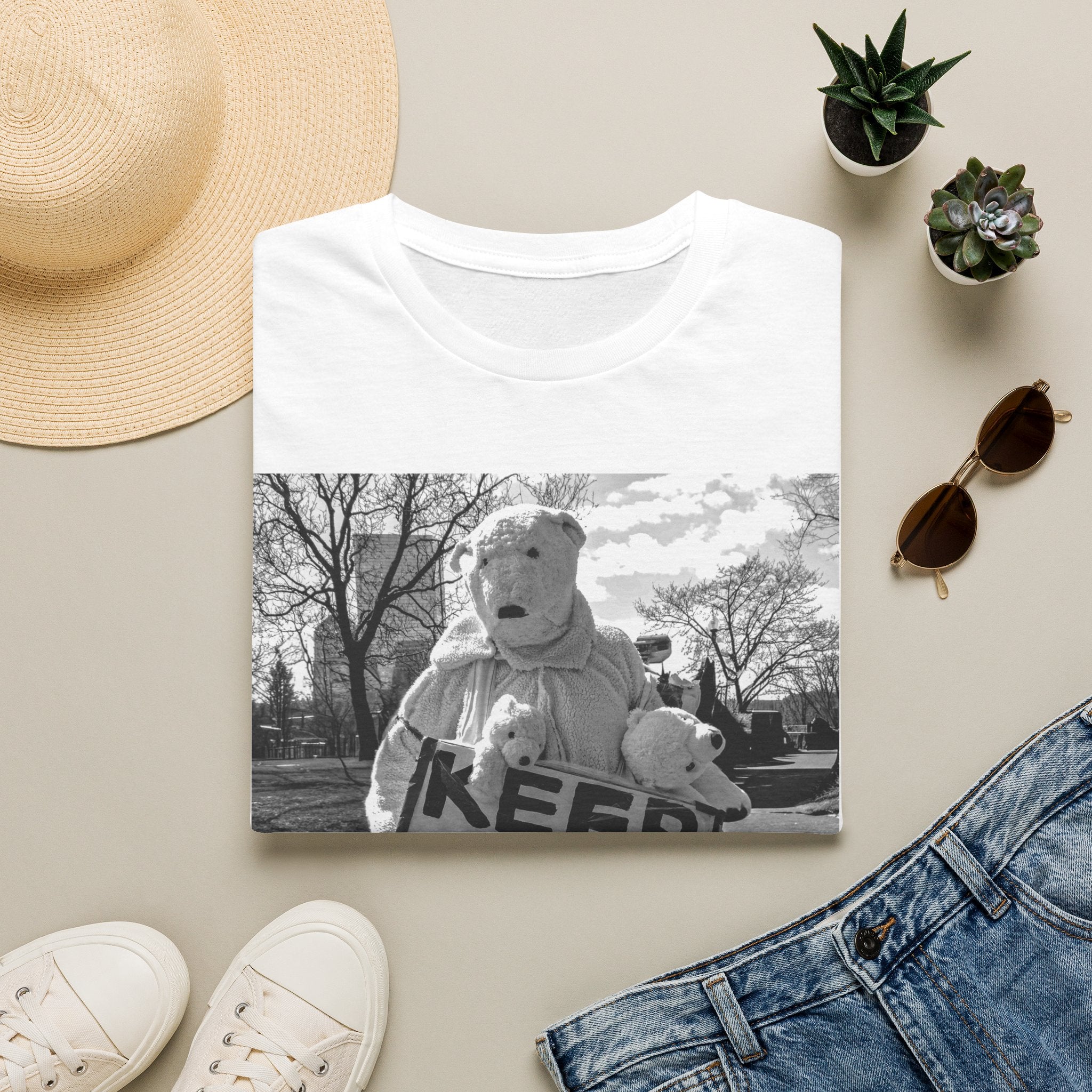 Keep ICE Where It Belongs — Polar Bear Protest Tee