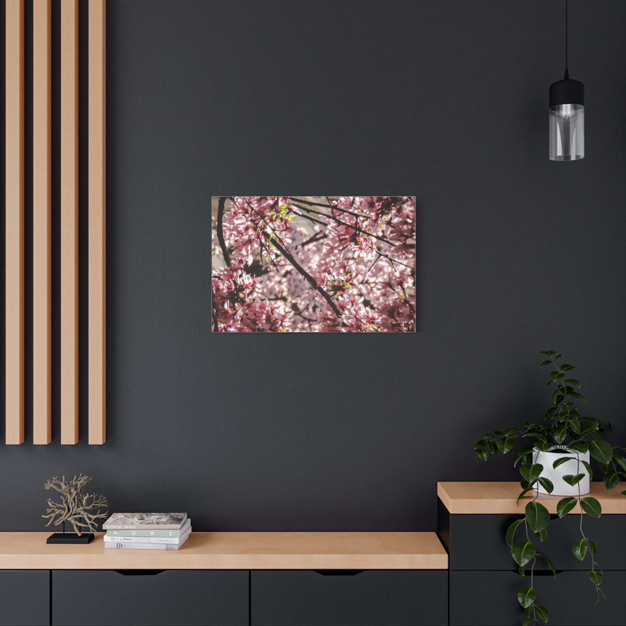 Blossom Cherry Tree Canvas Print – Matte Stretched Wall Art