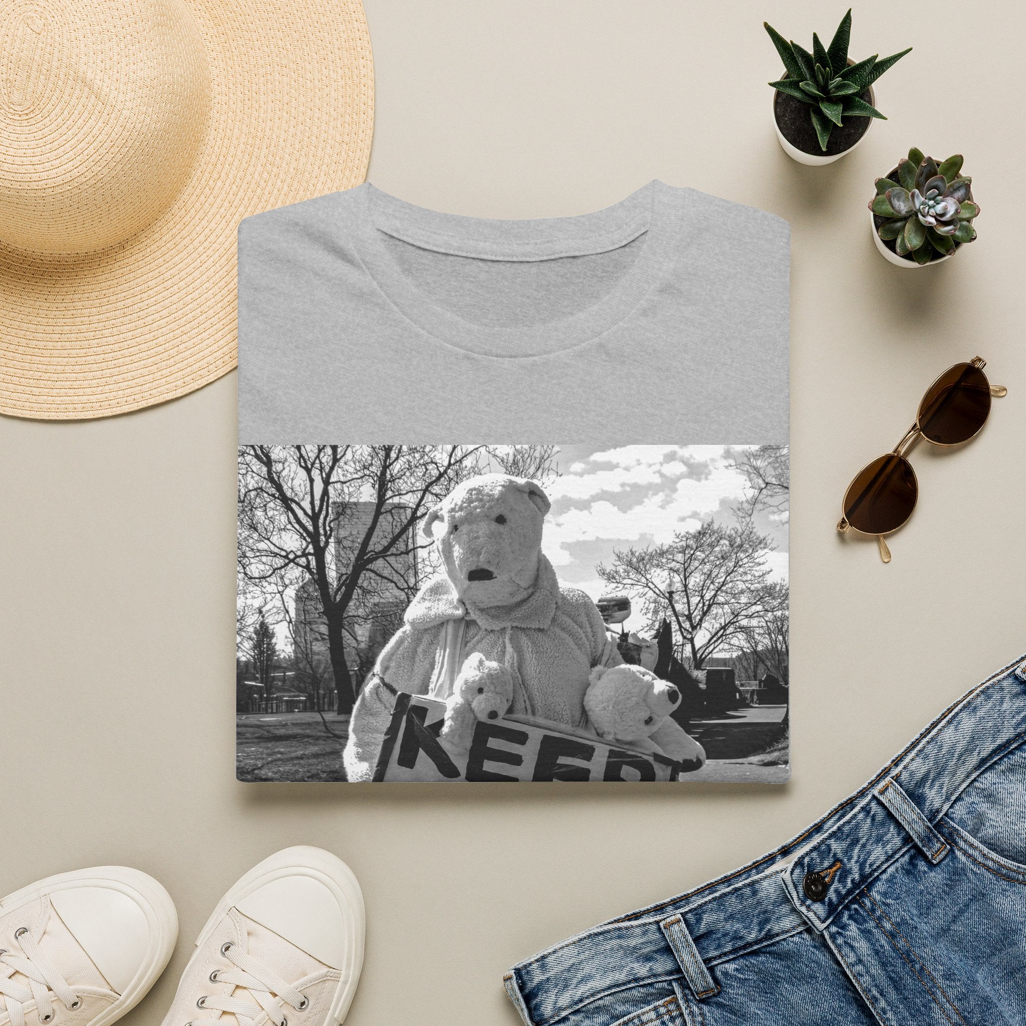 Keep ICE Where It Belongs — Polar Bear Protest Tee