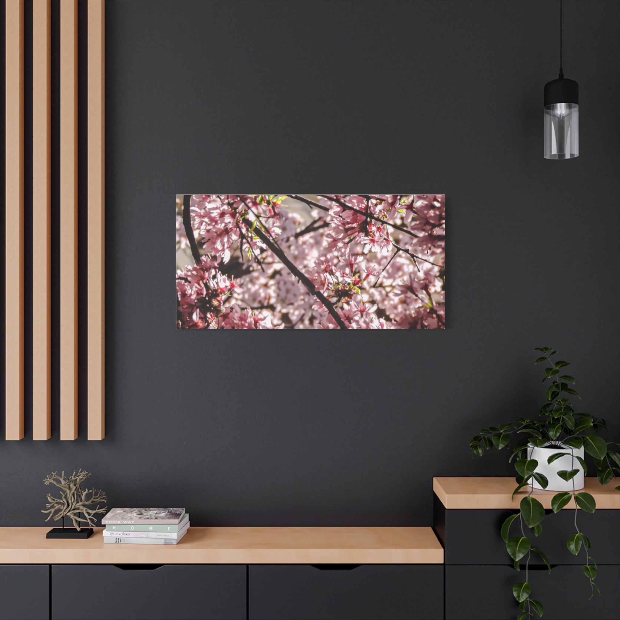 Blossom Cherry Tree Canvas Print – Matte Stretched Wall Art