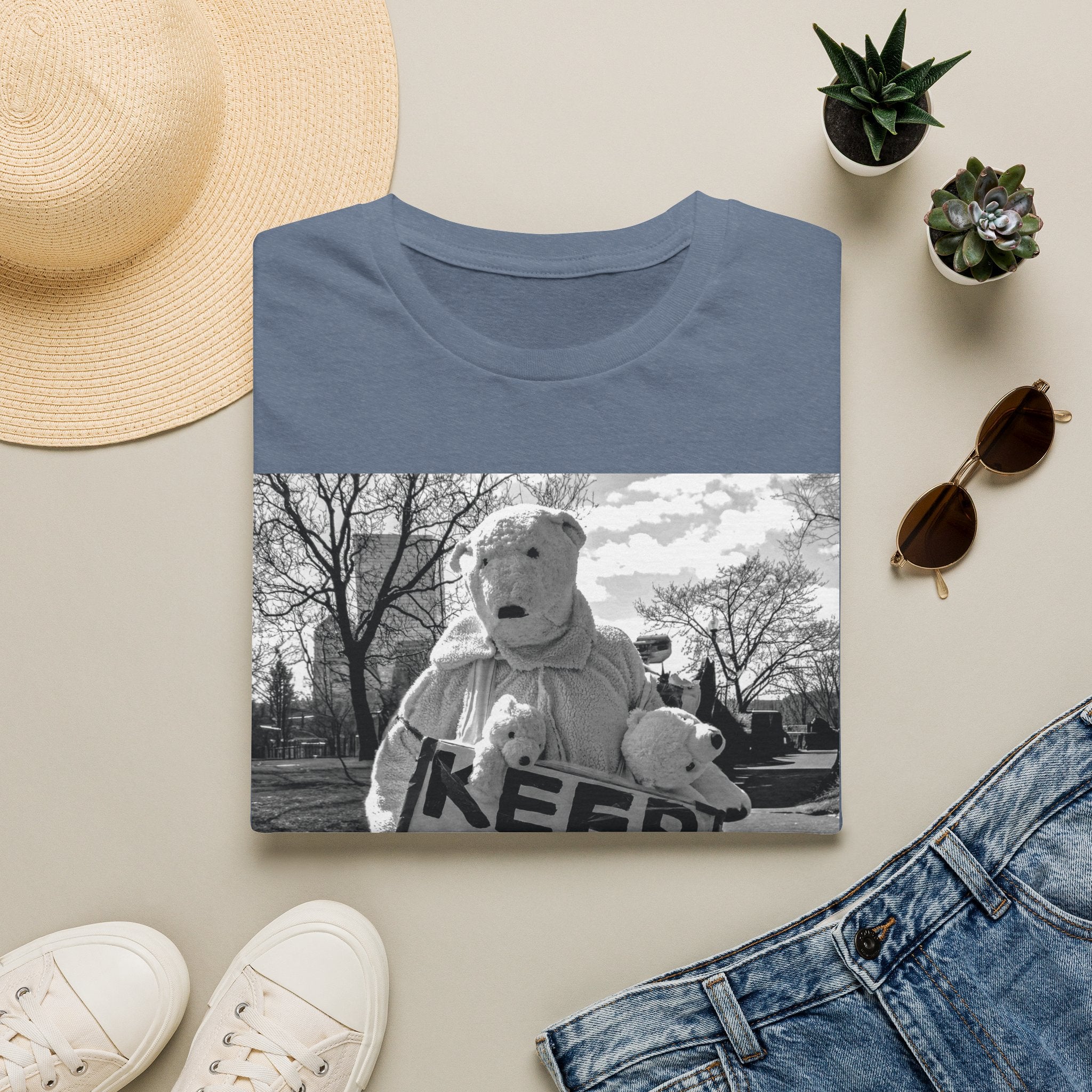 Keep ICE Where It Belongs — Polar Bear Protest Tee