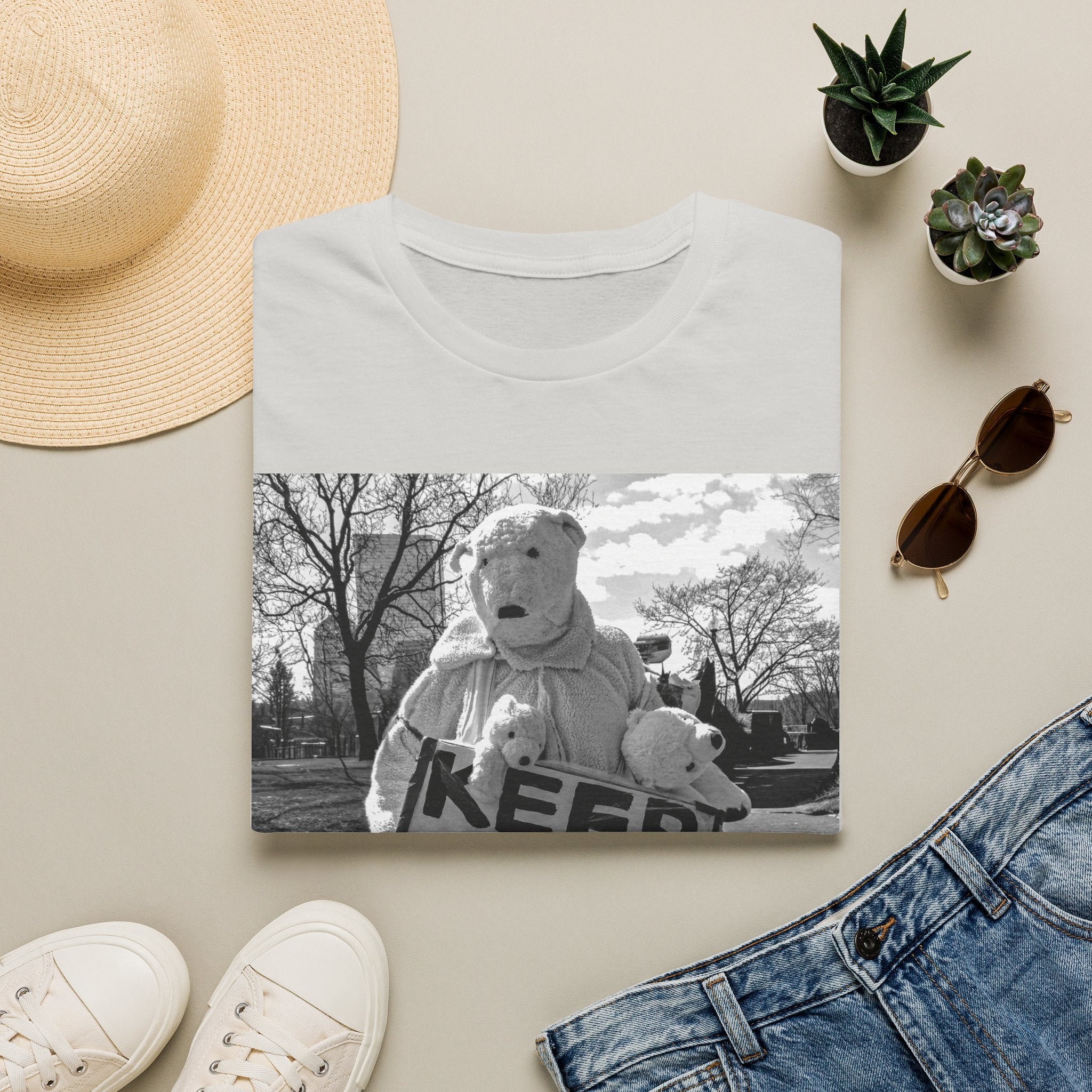 Keep ICE Where It Belongs — Polar Bear Protest Tee
