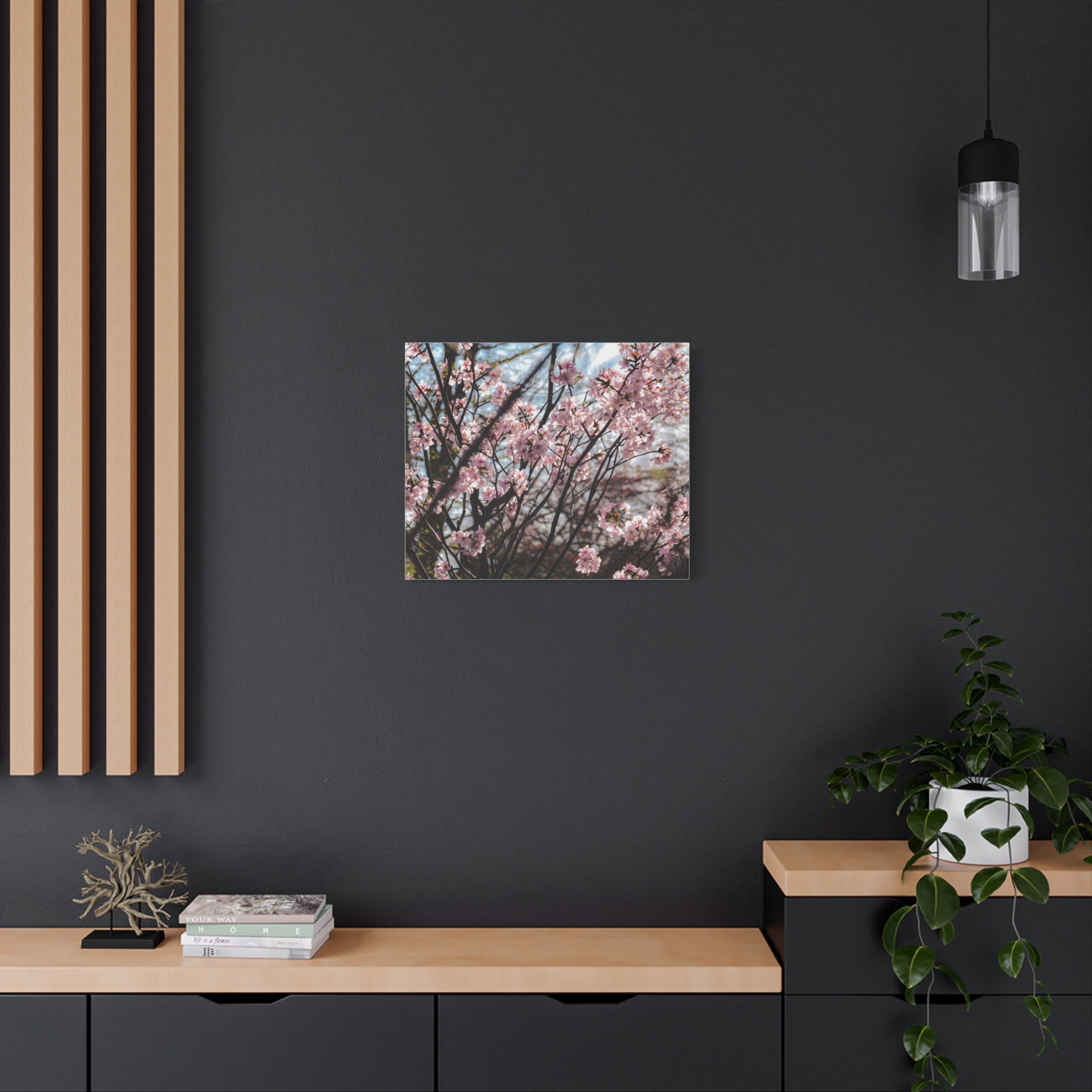 Cherry Blossom Canvas Print — Matte Stretched Wall Art