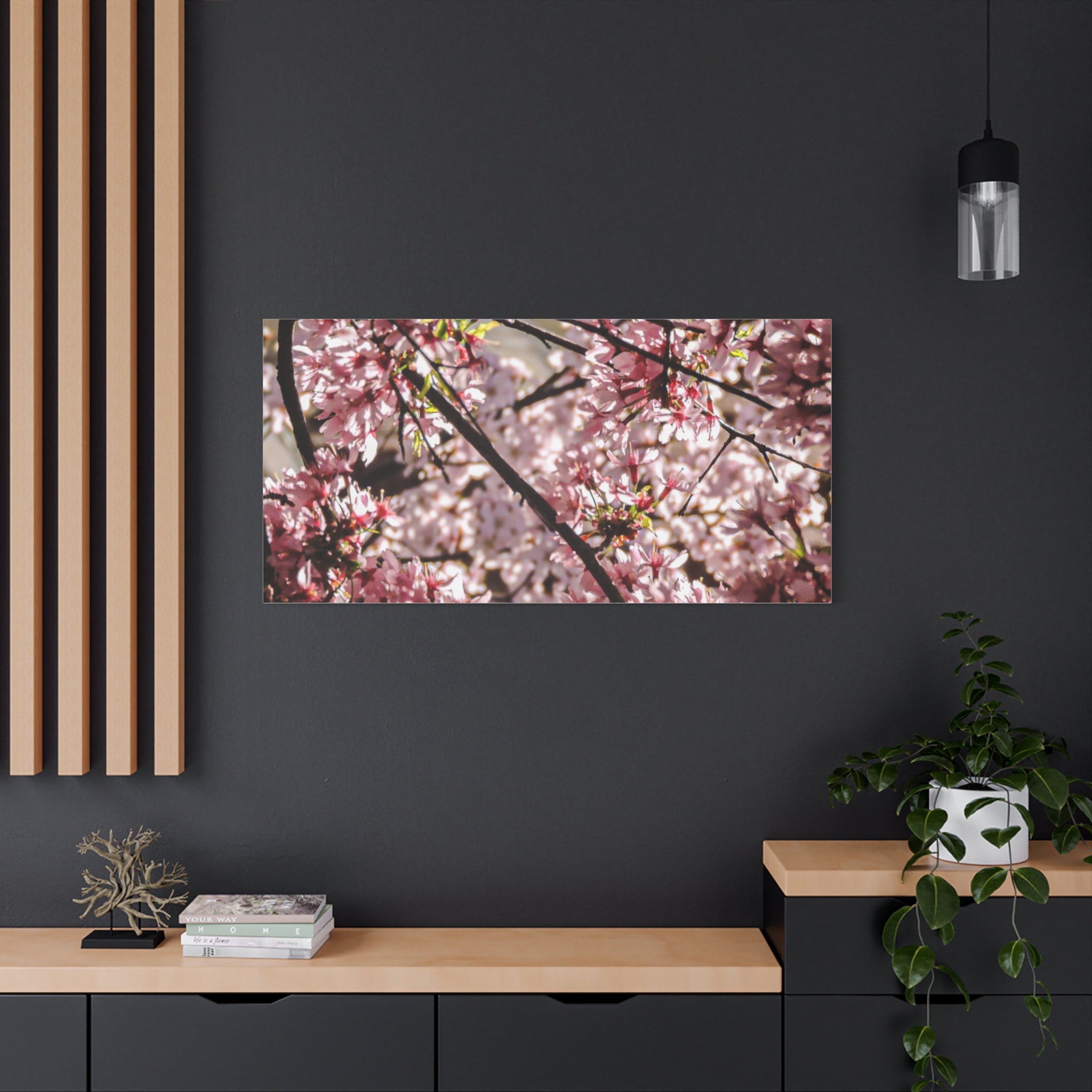 Blossom Cherry Tree Canvas Print – Matte Stretched Wall Art