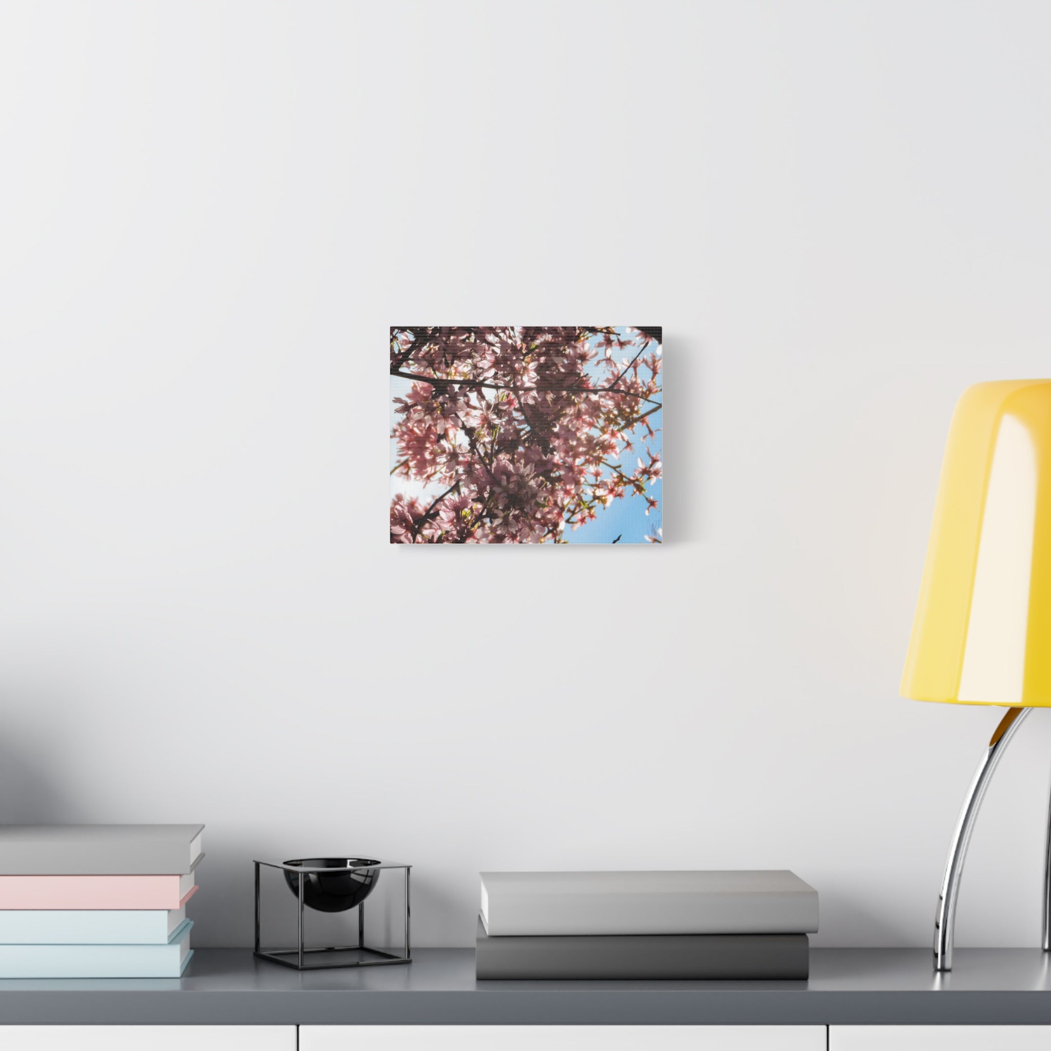 Blossoming Cherry Branches Matte Canvas Print — Spring Floral Wall Art, Stretched 1.25"