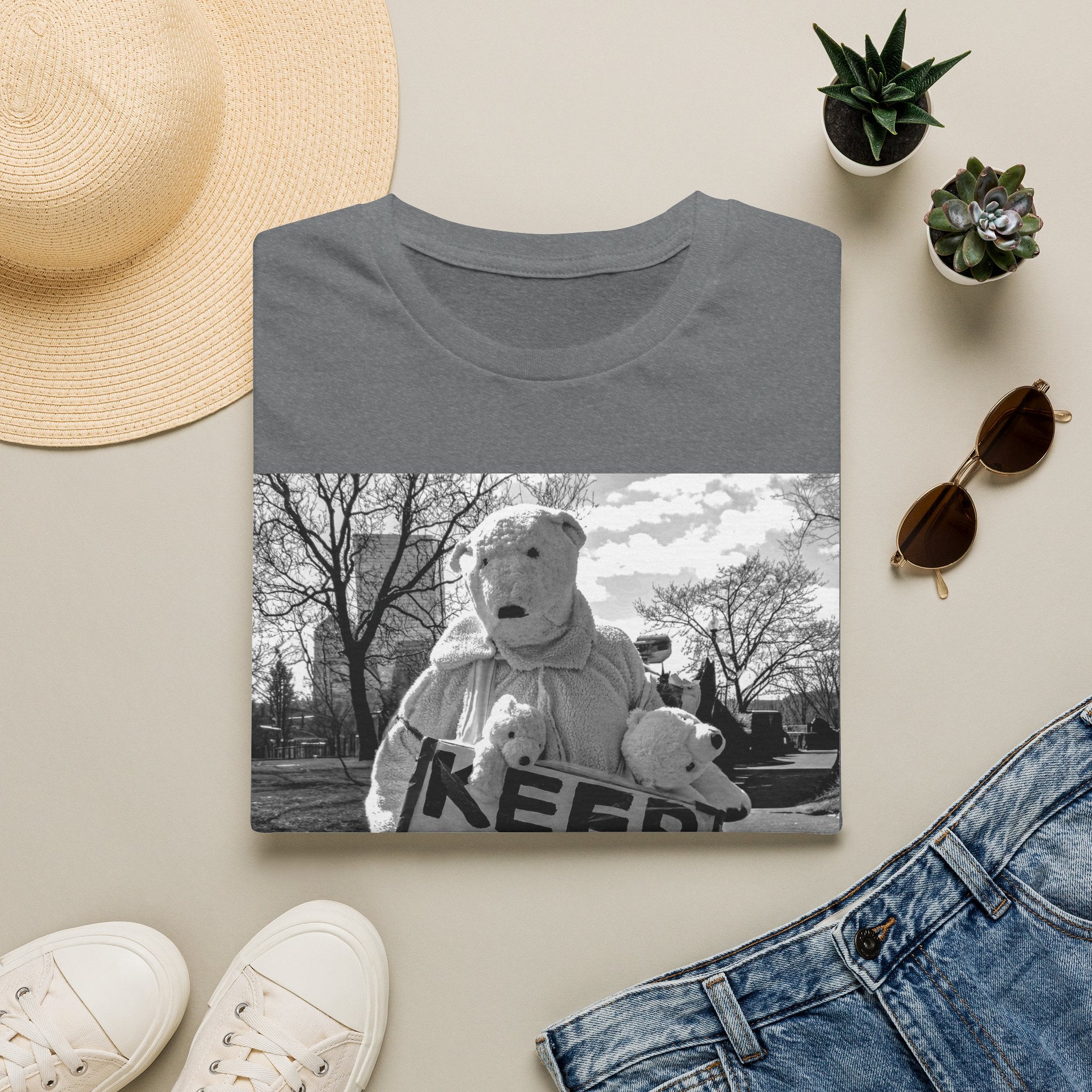 Keep ICE Where It Belongs — Polar Bear Protest Tee