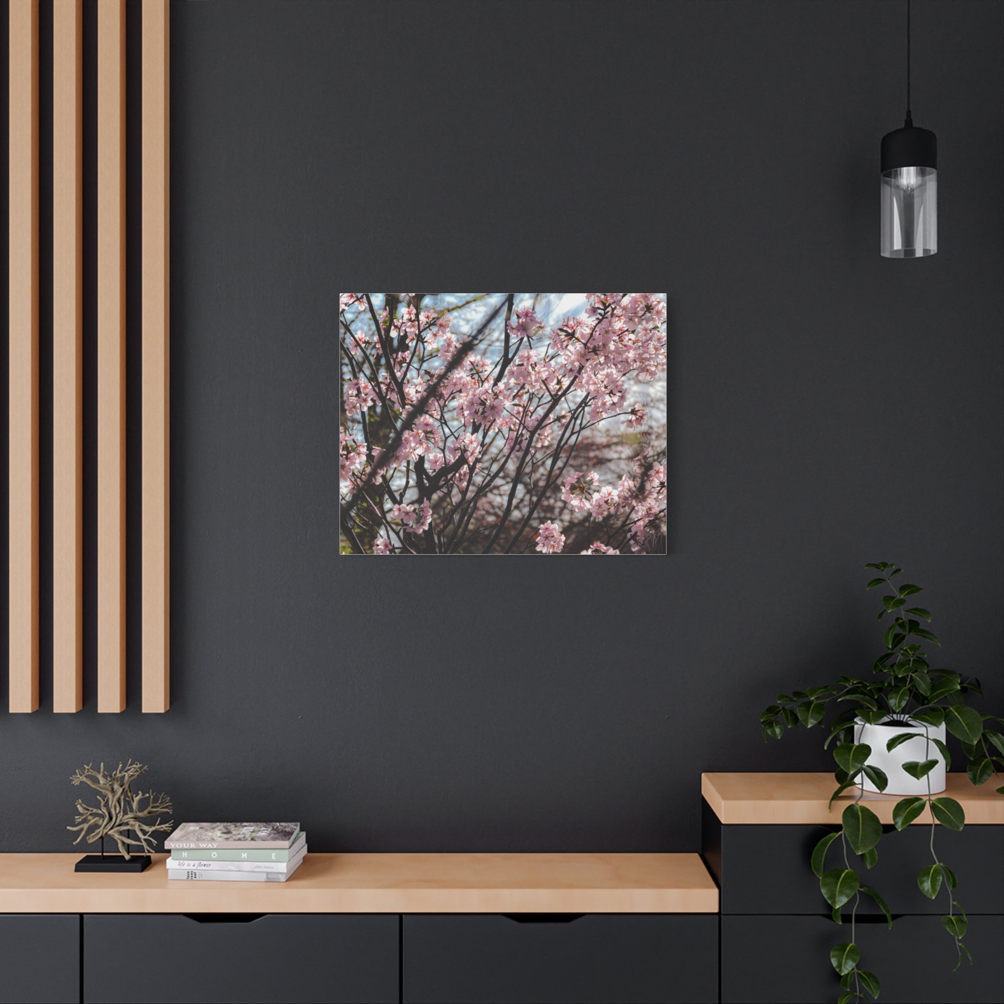 Cherry Blossom Canvas Print — Matte Stretched Wall Art