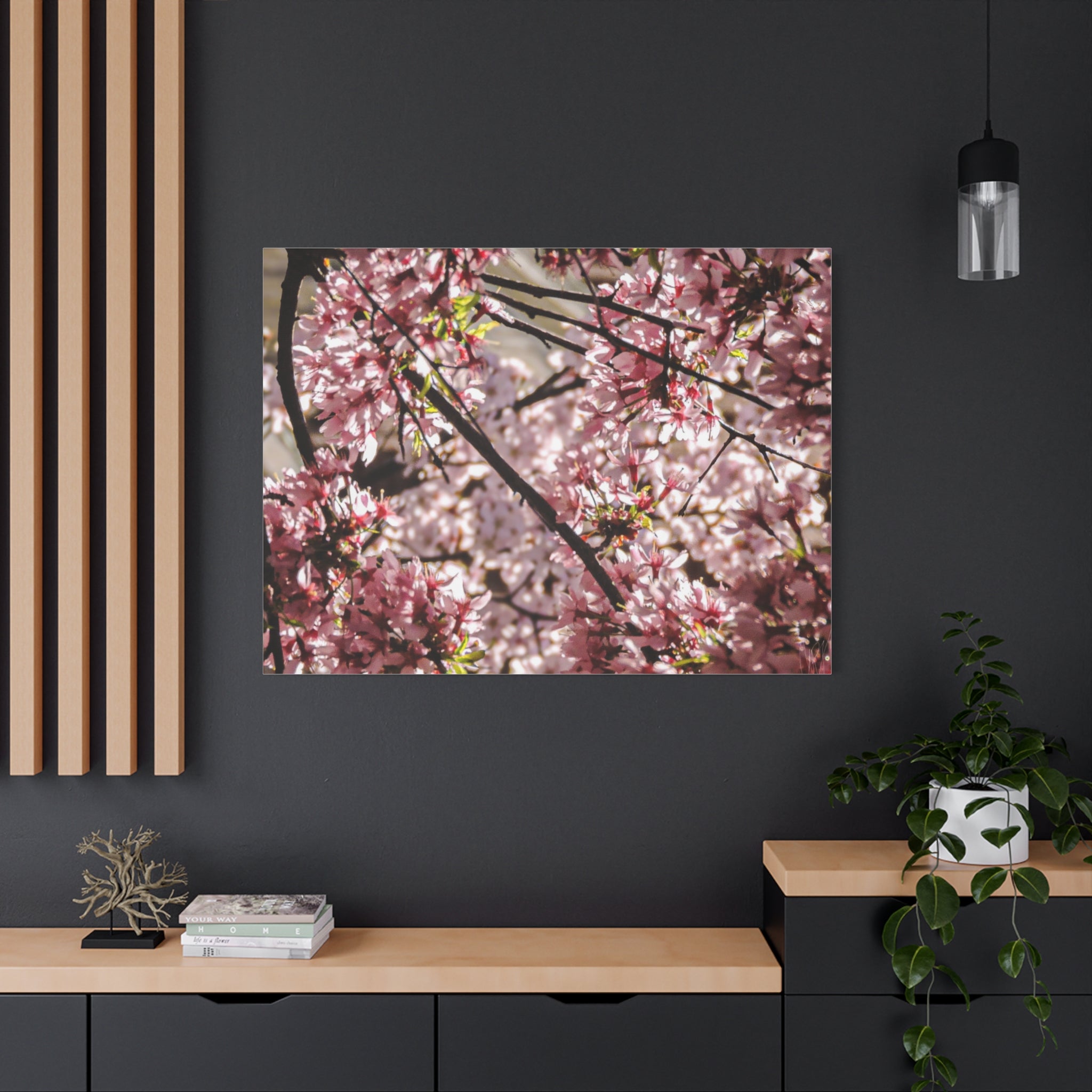 Blossom Cherry Tree Canvas Print – Matte Stretched Wall Art
