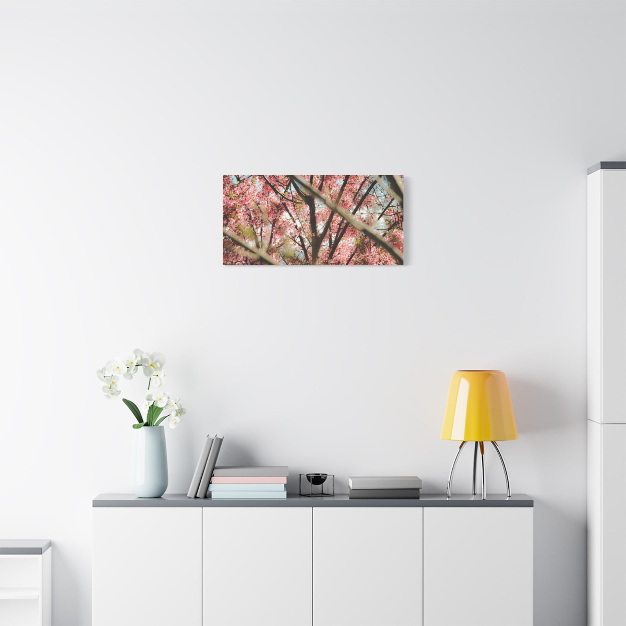 Cherry Blossom Photo Canvas Print — Stretched Matte Wall Art